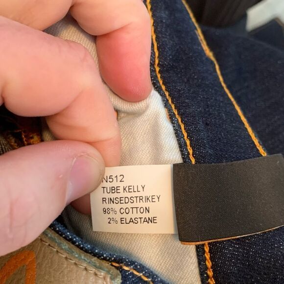 Nudie Dark Blue Denim Jeans - Picture 7 of 8